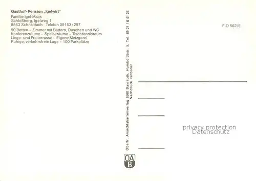 AK / Ansichtskarte Schnaittach Gasthof Pension Igelwirt Schnaittach