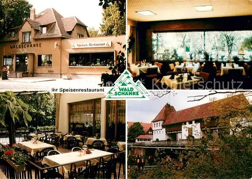 AK / Ansichtskarte Stahnsdorf Waldschaenke Speiserest. Teilansichten Stahnsdorf