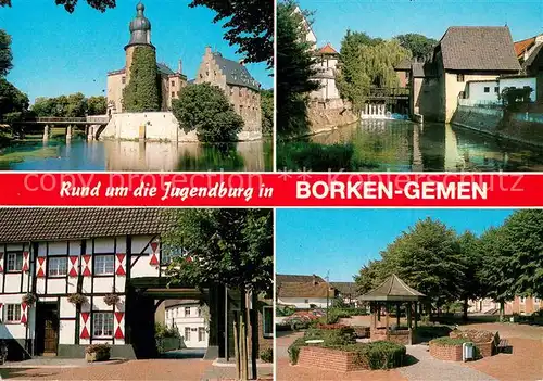 AK / Ansichtskarte Borken_Westfalen Jugendburg Details Borken_Westfalen