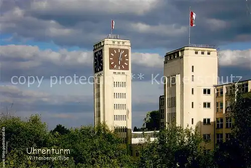 AK / Ansichtskarte Wittenbergen_Elbe Uhrenturm Wittenbergen Elbe