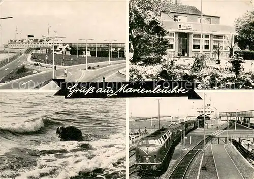 AK / Ansichtskarte Marienleuchte Gasthaus Juergens Ruh Puttgarden Faehrbahnhof  Marienleuchte