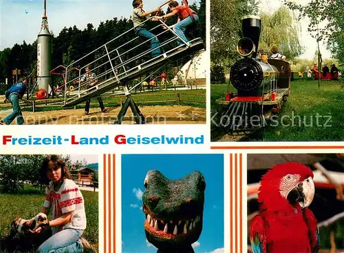 AK / Ansichtskarte Geiselwind Freizeit Land Geiselwind Vogelparadies Safariland Freizeitpark Geiselwind