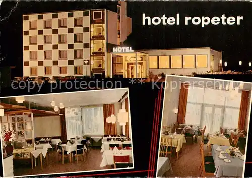 AK / Ansichtskarte Goettingen_Niedersachsen Hotel Ropeter Gastraeume Goettingen Niedersachsen