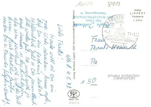 AK / Ansichtskarte Wassertruedingen Stadttor Panorama Fachwerkhaeuser Ortspartie Wassertruedingen