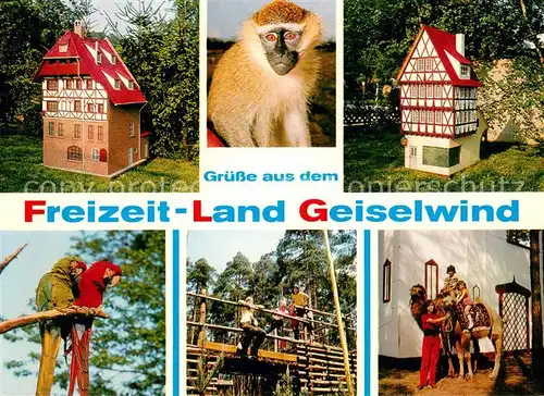 AK / Ansichtskarte Geiselwind Freizeit Land Geiselwind Vogelparadies Safariland Freizeitpark Geiselwind