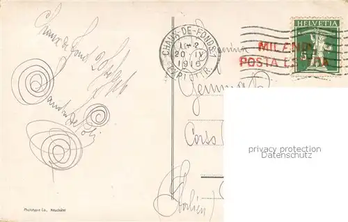 AK / Ansichtskarte La_Chaux de Fonds_NE Vue generale 