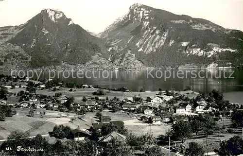 AK / Ansichtskarte Faulensee_Thunersee Panorama Faulensee_Thunersee