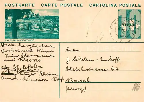 AK / Ansichtskarte La_Chaux de Fonds_NE Panorama 