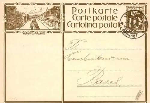 AK / Ansichtskarte La_Chaux de Fonds_NE Metropole Horlogere 