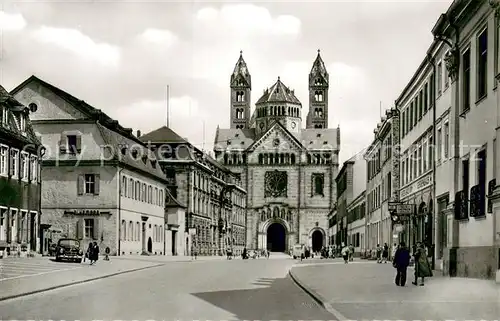 AK / Ansichtskarte Speyer_Rhein Dom Speyer Rhein