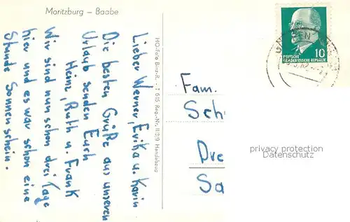 AK / Ansichtskarte Baabe_Ostseebad_Ruegen Moritzburg Baabe_Ostseebad_Ruegen