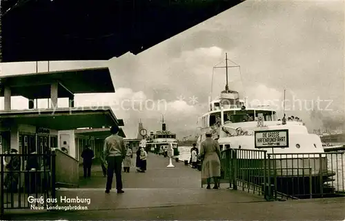 AK / Ansichtskarte Hamburg Neue Landungsbruecken Hamburg
