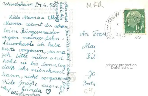 AK / Ansichtskarte Bad_Windsheim Schoener Brunnen mit Seekapelle Bad_Windsheim