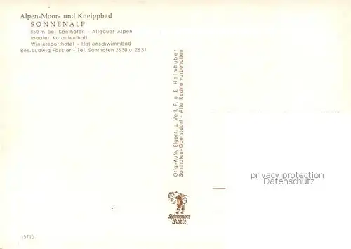 AK / Ansichtskarte Sonthofen_Oberallgaeu Sonnenalp Innenansicht Bauernstube Sonthofen Oberallgaeu