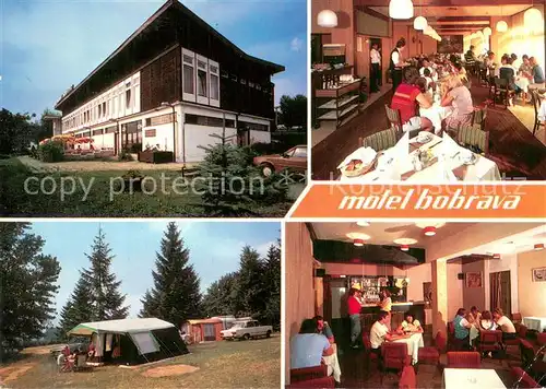 AK / Ansichtskarte Modrice_Moedritz_CZ Motel Bobrava Campingplatz 
