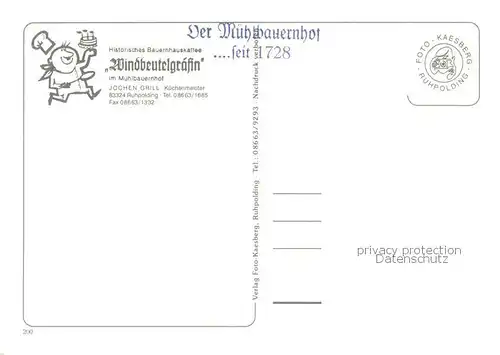 AK / Ansichtskarte Ruhpolding Grills Cafe Windbeutelgraefin Ruhpolding