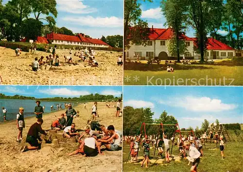 AK / Ansichtskarte Moorwerder Freiluftschule und Schullandheim Kinderspielplatz Strand Moorwerder