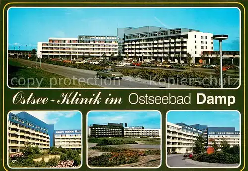 AK / Ansichtskarte Damp_Ostseebad Ostsee Klinik Aussenansichten Damp_Ostseebad