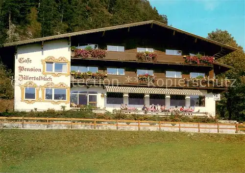 AK / Ansichtskarte Muenster_Tirol Pension Cafe Zillertalblick Aussenansicht Muenster_Tirol