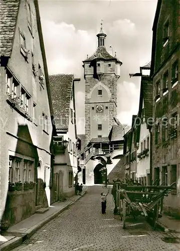AK / Ansichtskarte Rothenburg__Tauber Klingenturm 