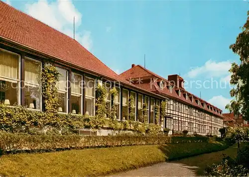 AK / Ansichtskarte Bad_Meinberg Hotel Staatl. Kurhaus Zum Stern Aussenansicht Fachwerkhaus Bad_Meinberg