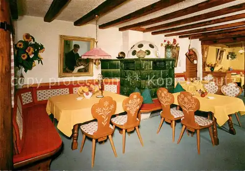 AK / Ansichtskarte Sonthofen_Oberallgaeu Sonnealp Stube Innenansicht Sonthofen Oberallgaeu