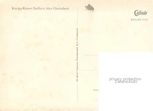 AK / Ansichtskarte Endbach_Gladenbach Rheumabad Kneipp Kurinstitut Endbach_Gladenbach