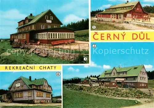 AK / Ansichtskarte Cerny_Dul_Schwarzenthal Rekreacni Chaty Berghaeuser Cerny_Dul_Schwarzenthal