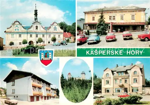 AK / Ansichtskarte Kasperske_Hory_Bergreichenstein Teilansichten Hotels Burg Kasperske_Hory