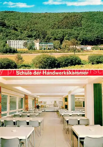 AK / Ansichtskarte Arnsberg_Westfalen Schule der Handwerkskammer Speisesaal Arnsberg_Westfalen