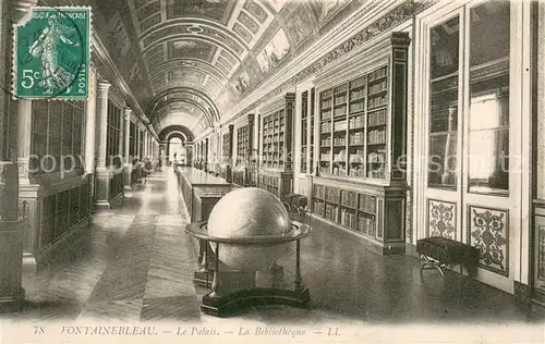 AK / Ansichtskarte Globus LL.Nr.78 Fontainebleau Globus