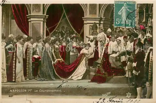 AK / Ansichtskarte Napoleon_Bonaparte Napoleon Ier Le Couronnement 