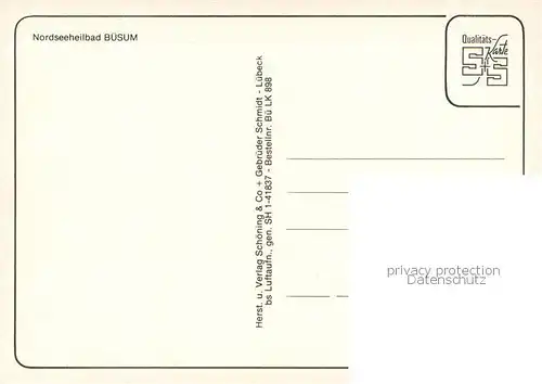 AK / Ansichtskarte Buesum_Nordseebad Fliegeraufnahme Buesum_Nordseebad