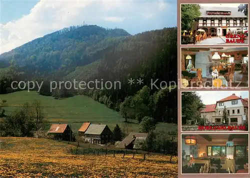 AK / Ansichtskarte Waltersdorf_Zittau Panorama Grenzbaude und Ruebezahlbaude Gaststuben Waltersdorf Zittau