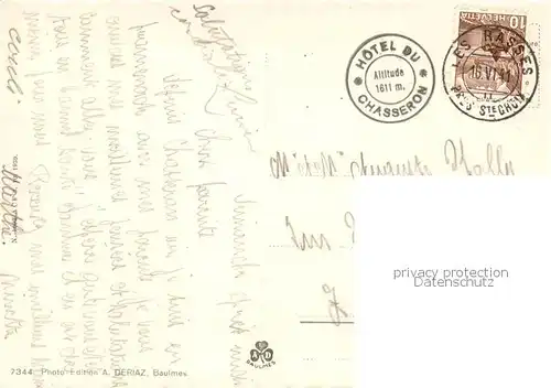 AK / Ansichtskarte Chasseron_VD Signal du Chasseron 