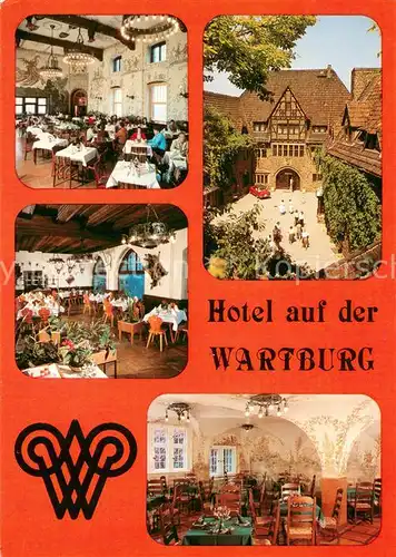 AK / Ansichtskarte Wartburg_Eisenach Hotel auf der Wartburg Gastraeume Gewoelbekeller Wartburg Eisenach
