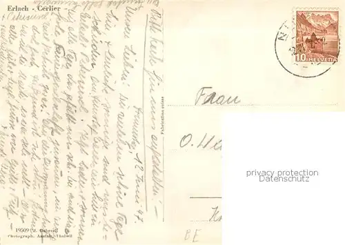 AK / Ansichtskarte Erlach_Bielersee_BE Panorama mit Kirche 