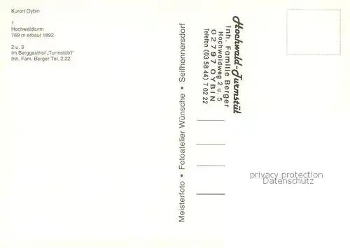 AK / Ansichtskarte Oybin Berggasthof Turmstuebl Gaststube Oybin
