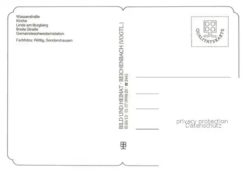 AK / Ansichtskarte Stapelburg Wasserstrasse Kirche Linde am Burgberg Breite Strasse Gemeindeschwesternstation Stapelburg