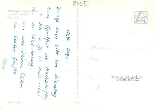 AK / Ansichtskarte Moritzburg_Sachsen Adams Gasthof Moritzburg Sachsen