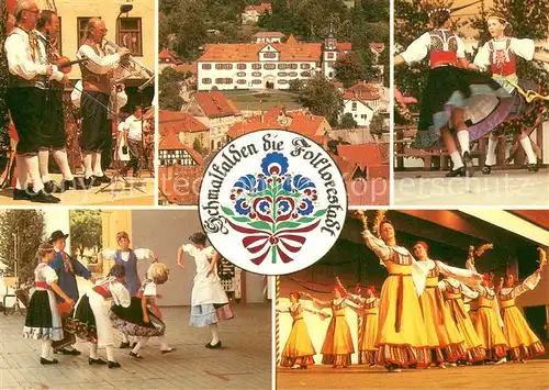 AK / Ansichtskarte Schmalkalden Folklorefestival Schmalkalden