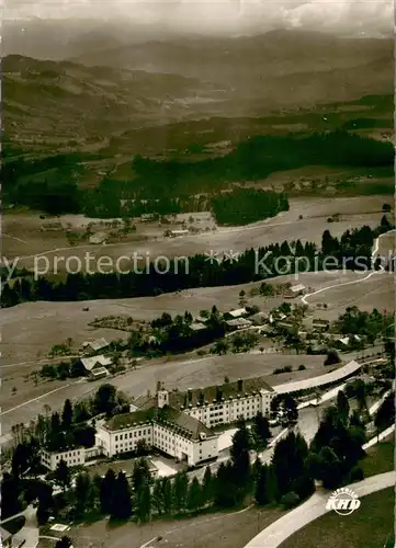 AK / Ansichtskarte Lindenberg_Allgaeu Sanatorium Lindenberg Ried Fliegeraufnahme Lindenberg Allgaeu