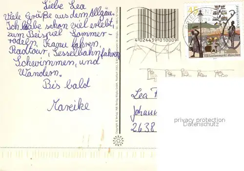 AK / Ansichtskarte Nesselwang Feriensiedlung Reichenbach Garten Freibad Panorama Wassertretanlage Nesselwang