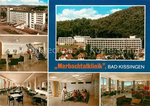AK / Ansichtskarte Bad_Kissingen Marbachtalklinik der LVA Oldenburg Bremen Teilansichten Bad_Kissingen