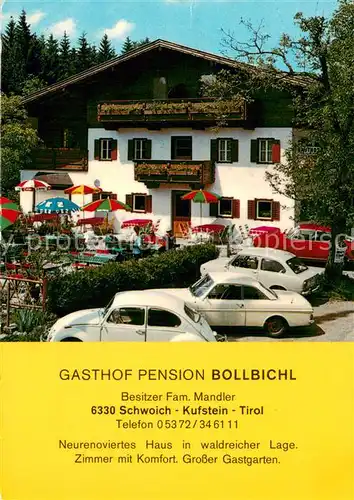 AK / Ansichtskarte Schwoich Gasthof Pension Bollbichl Schwoich