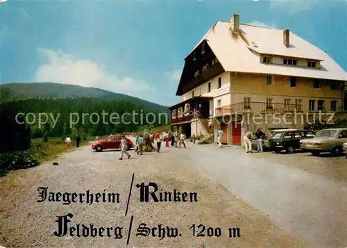 AK / Ansichtskarte Hinterzarten Gasthaus Pension Jaegerheim Rinken Feldberg Hinterzarten
