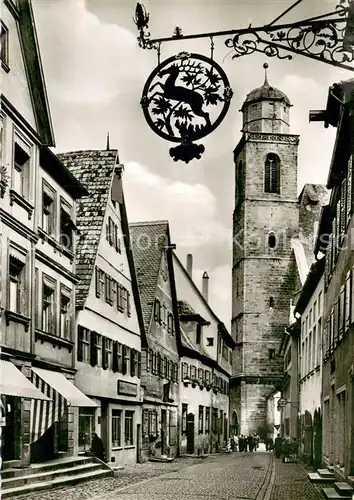 AK / Ansichtskarte Dinkelsbuehl Turmgasse Dinkelsbuehl