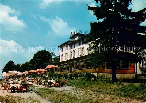 AK / Ansichtskarte Walkenried Berghotel Stoeberhai Freiterrasse Walkenried