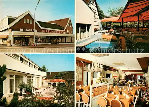 AK / Ansichtskarte Stukenbrock Hotel Restaurant Der Kuehle Grund Gastraeume Terrasse Stukenbrock