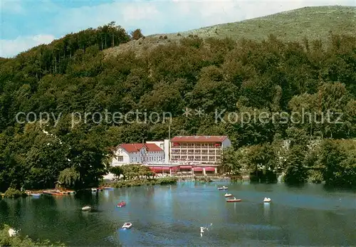 AK / Ansichtskarte Bad_Lauterberg Schroth und Kneipp Kurhotel Wiesenbeker Teich Bad_Lauterberg